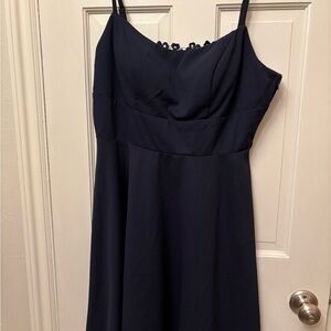 City Studios Elegant Navy Midi Dress